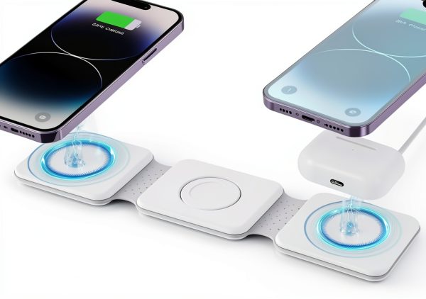 3-in-1 Magnetic Wireless Charger Foldable Multi-Device-1