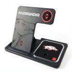 Arkansas Razorbacks 3 In 1 Wireless Charger Keyscaper Qi-0