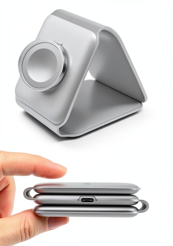 3-in-1 Magnetic Wireless Charger Foldable Multi-Device-0