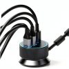 Pavo 90W 4 Port USB C Fast Car Charger for Families-2