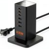 100W PD USB C Charging Station 6 in 1 Desktop Tower-0