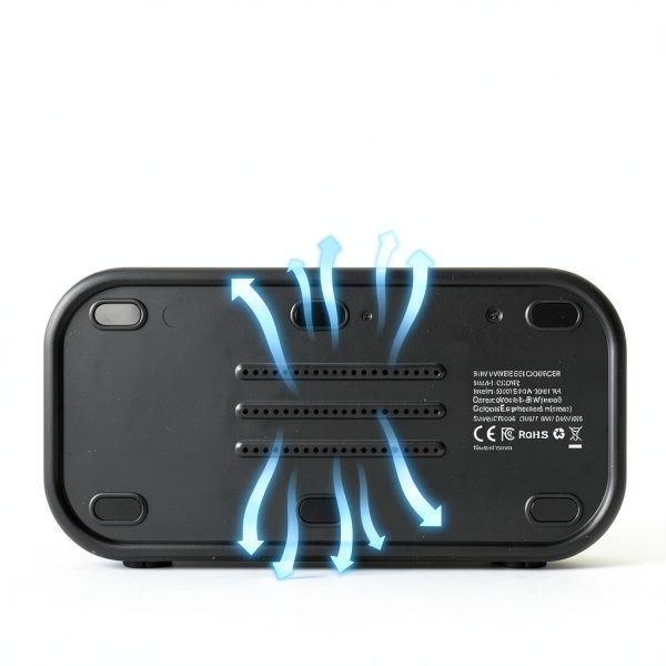 Magnetic Wireless Charger Stand All in One Kit Black White-5