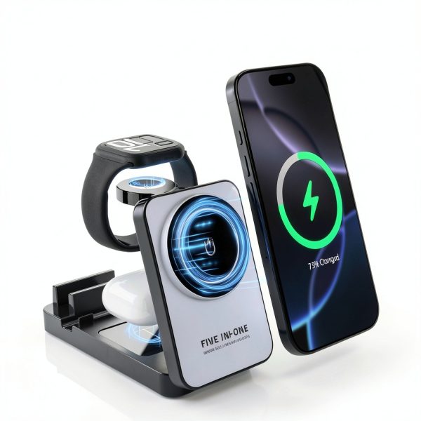 Pavo Wireless Charging Station Portable Multi Device Charger-3