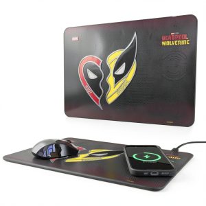 Marvel Wireless Charging Mousepad Fast Qi Charger Office-0