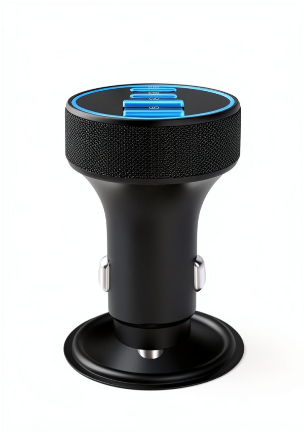 Pavo 90W 4 Port USB C Fast Car Charger for Families-7