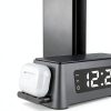 Pavo Wireless Charging Alarm Clock Multi Device Charging-6