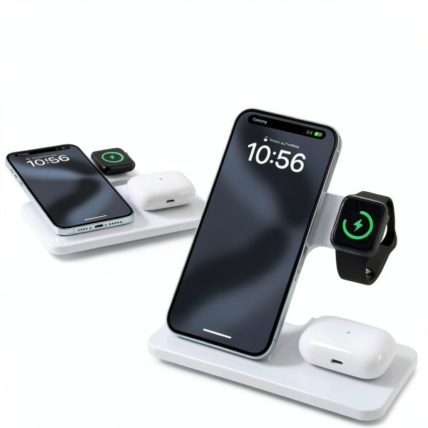 Foldable 3 in 1 Wireless Charging Stand for Apple Devices-3