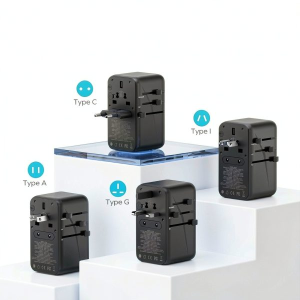 140W GaN Travel Adapter Worldwide Compatibility Fast-3