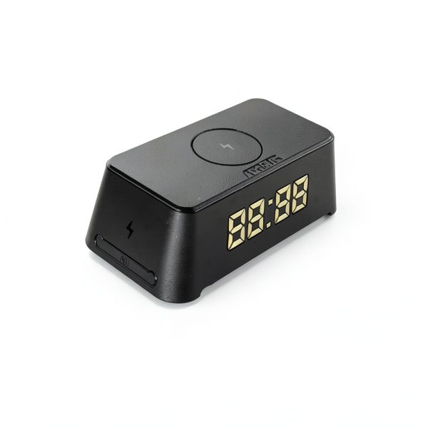 Pavo Wireless Charging Alarm Clock Multi Device Charging-2