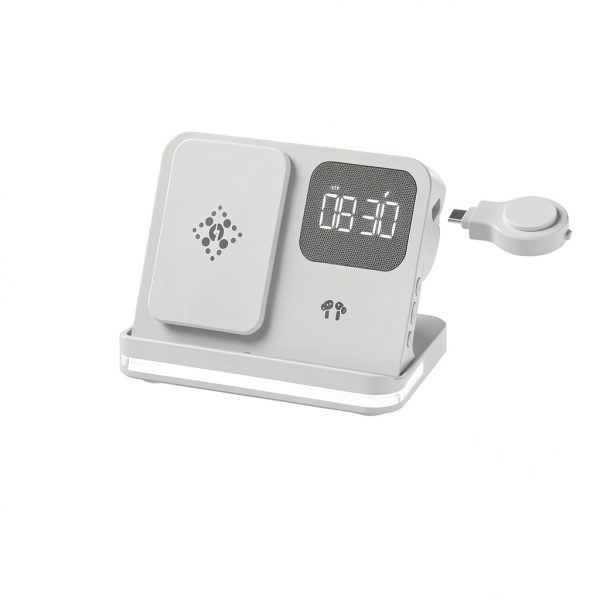 Apple Watch Charger with Alarm Clock Nightlight Fast-2