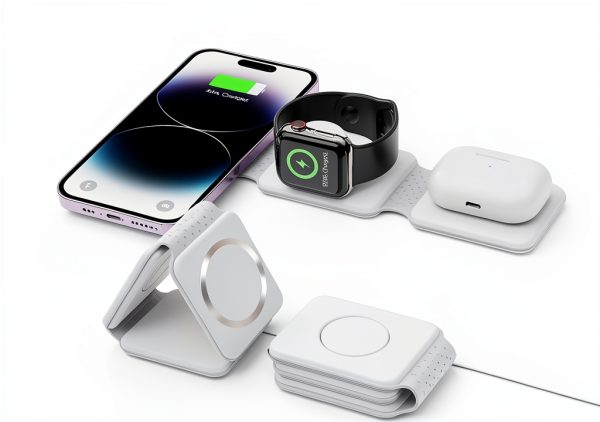 3-in-1 Magnetic Wireless Charger Foldable Multi-Device-4