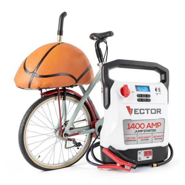 Vector Jump Starter Air Compressor Power Bank 1400 Amp-1