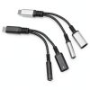 USB C to 35mm Adapter 2Pcs Nylon Braided 60W PD Charger-0