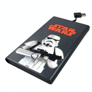 Star Wars Power Bank Slim 5000mAh Built-in Cable Fast-0