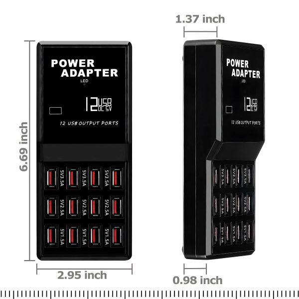 Pavo 12 Port USB Charging Station Fast Charging Travel Ready-4