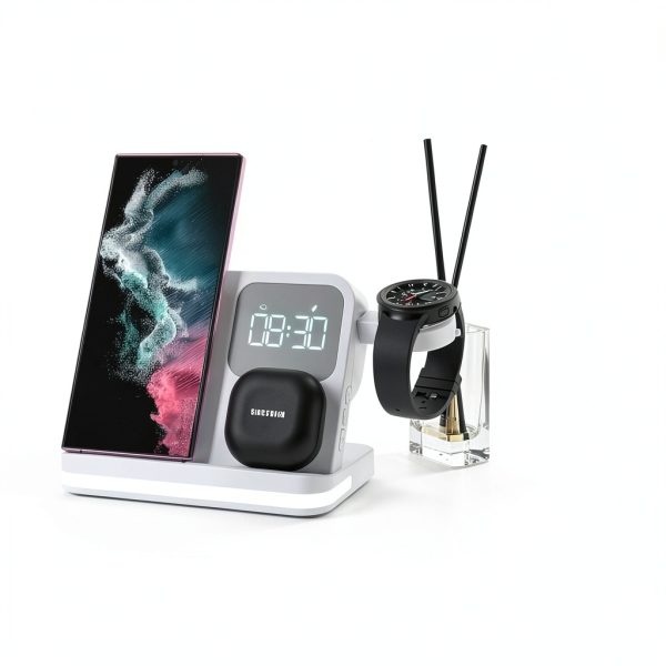 Apple Watch Charger with Alarm Clock Nightlight Fast-3
