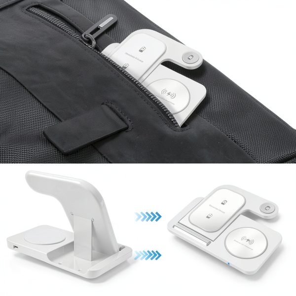 Foldable 3 in 1 Wireless Charging Stand for Apple Devices-5