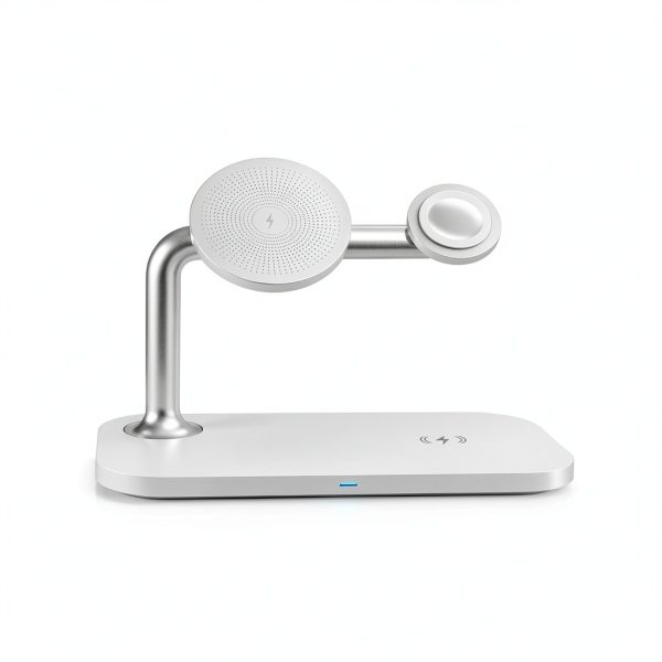Magnetic Wireless Charger 3 in 1 Stand for Apple iPhone-0
