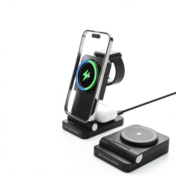 Magnetic Wireless Charger Portable Multi Angle Apple Samsung-4