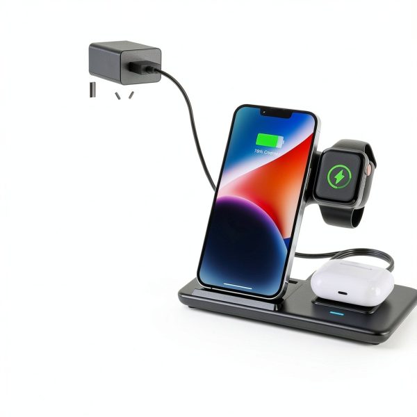 Wireless Charger 15W Fast Foldable Multi Device Charging-3