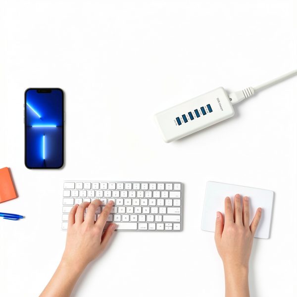 USB Charging Station 6 Port Fast Charging Home Office-2