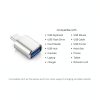 USB A to C Adapter 3 Pack Multi Purpose Device Connector-3