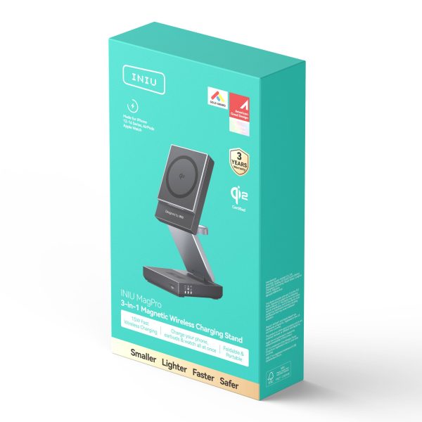 INIU MagPro 3-in-1 Foldable Magnetic Wireless Charger-4
