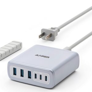 Anker 112W 6 Port Desktop Charger Fast Charging Station-0